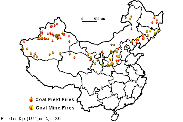 Les incendies dans les mines de charbon