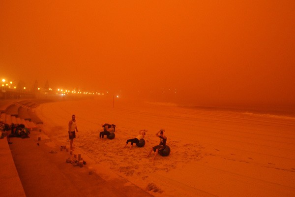 Sydney sous le sable