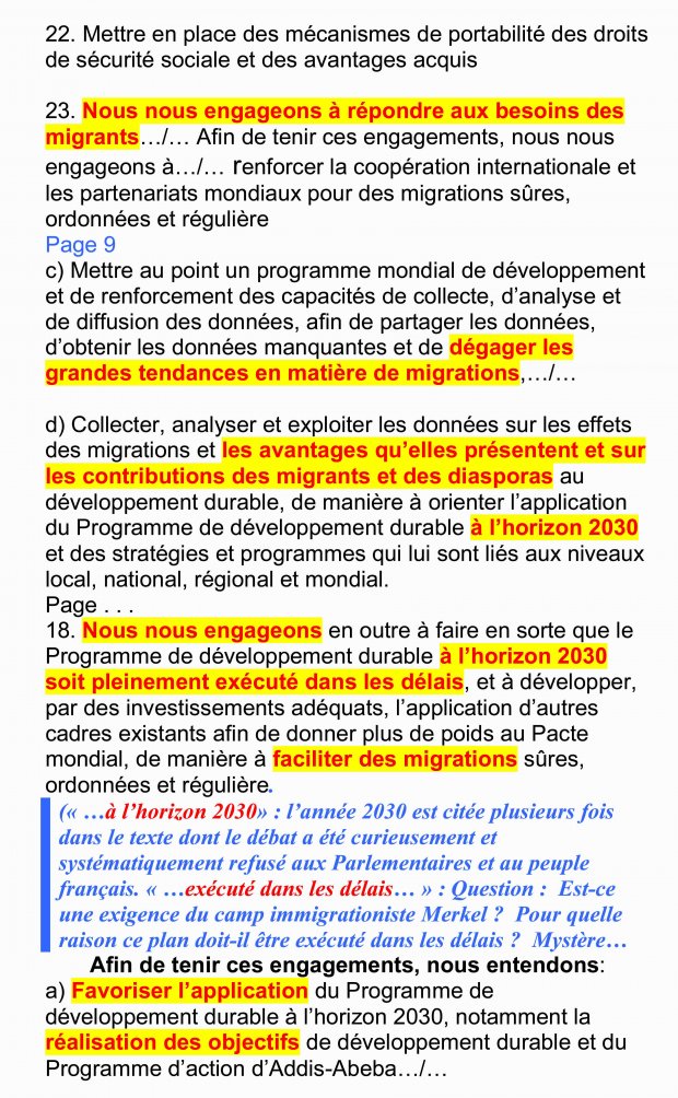 L'étrange Pacte de Marrakech mérite un urgent débat parlementaire ET national