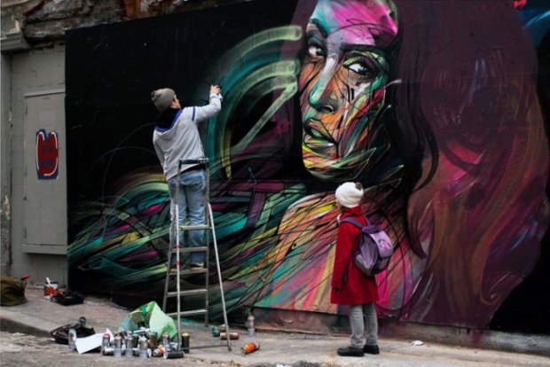 Hopare à l'oeuvre